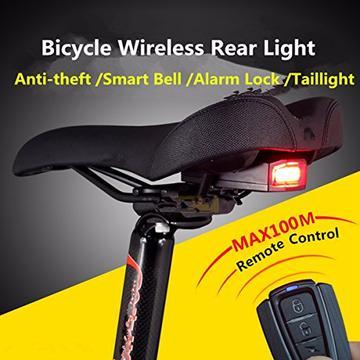 Anti Theft Bicycle Alarm Light + Remote Control-I Want That Now!