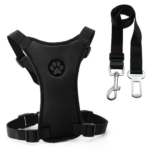 Dog Car Safety Seat Belt + Harness-I Want That Now!