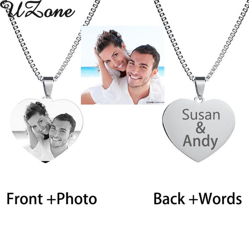 Personalized Photo Necklace Heart Shape-I Want That Now!