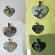 Load image into Gallery viewer, Personalized Photo Necklace Heart Shape-I Want That Now!