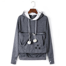 Load image into Gallery viewer, Cuddle-Cat Kangaroo Pouch Hoodie-I Want That Now!
